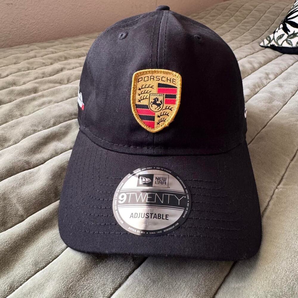 Porsche x New Era 9TWENTY Downtown LA Adjustable Hat Cap Black
